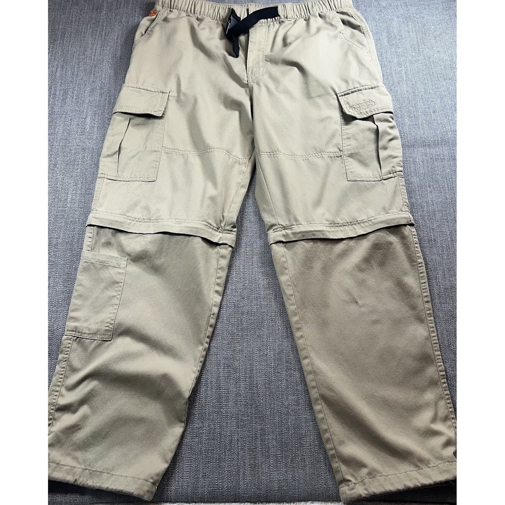 Empyre Cargo Pants Mens XXL Khaki Baggy Relaxed Skater Casual Streetwear